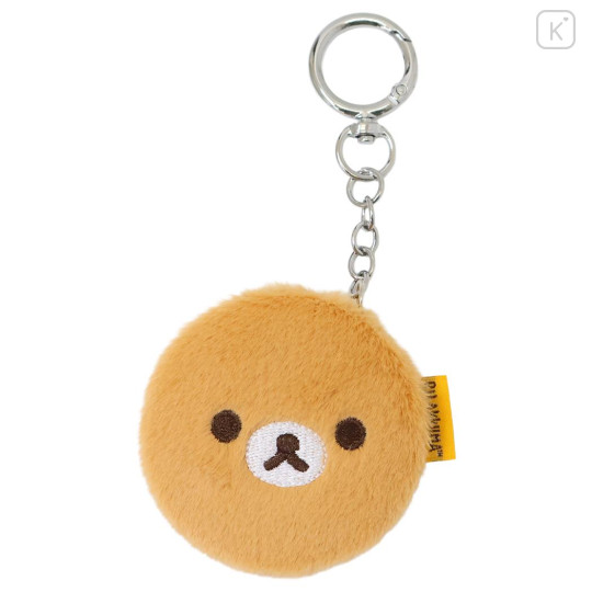 Japan San-X Fluffy Double Compact Mirror Keychain - Rilakkuma - 1