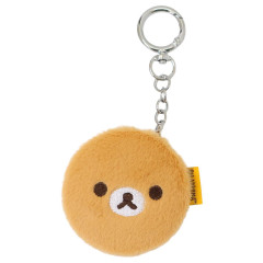 Japan San-X Fluffy Double Compact Mirror Keychain - Rilakkuma