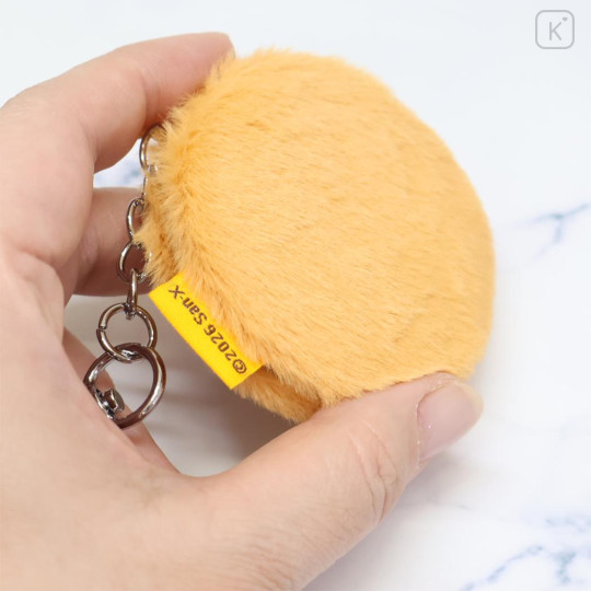 Japan San-X Fluffy Double Compact Mirror Keychain - Rilakkuma - 2
