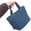 Japan Sanrio Denim Tote Lunch Bag - Usahana - 2