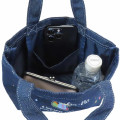Japan Sanrio Denim Tote Lunch Bag - Usahana - 3