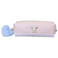 Japan Sanrio Plaid Badge Pen Pouch - Usahana : Pink - 1