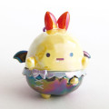 Japan San-X Figure Keychain - Sumikko Gurashi : Angel and Devil's Tail Aurora 3D Ebifurai no Shippo Fried Shrimp Devil - 4