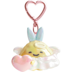 Japan San-X Figure Keychain - Sumikko Gurashi : Angel and Devil's Tail Aurora 3D Ajifurai no Shippo Fried Shrimp Angel