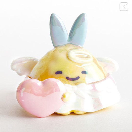 Japan San-X Figure Keychain - Sumikko Gurashi : Angel and Devil's Tail Aurora 3D Ajifurai no Shippo Fried Shrimp Angel - 4