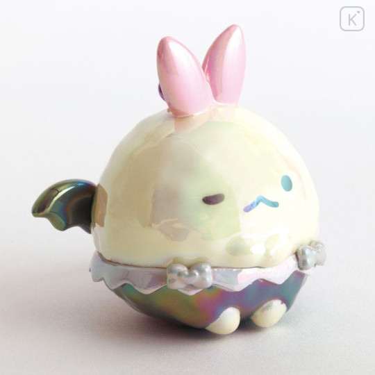 Japan San-X Figure Keychain - Sumikko Gurashi : Angel and Devil's Tail Aurora 3D Ebiten no Shippo Fried Shrimp Devil - 4
