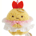 Japan San-X Hanging Plush - Sumikko Gurashi : Angel and Devil's Tail Ebifurai no Shippo Fried Shrimp Angel - 2