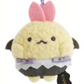 Japan San-X Hanging Plush - Sumikko Gurashi : Angel and Devil's Tail Ebiten no Shippo Fried Shrimp Devil - 2