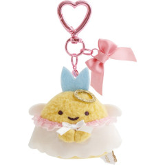 Japan San-X Hanging Plush - Sumikko Gurashi : Angel and Devil's Tail Ajifurai no Shippo Fried Shrimp Angel