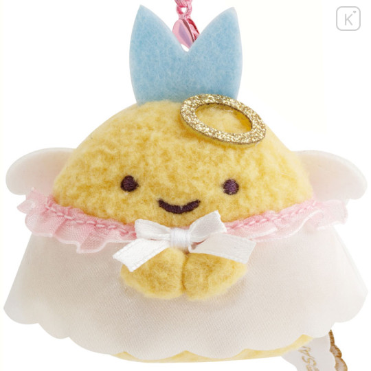 Japan San-X Hanging Plush - Sumikko Gurashi : Angel and Devil's Tail Ajifurai no Shippo Fried Shrimp Angel - 2