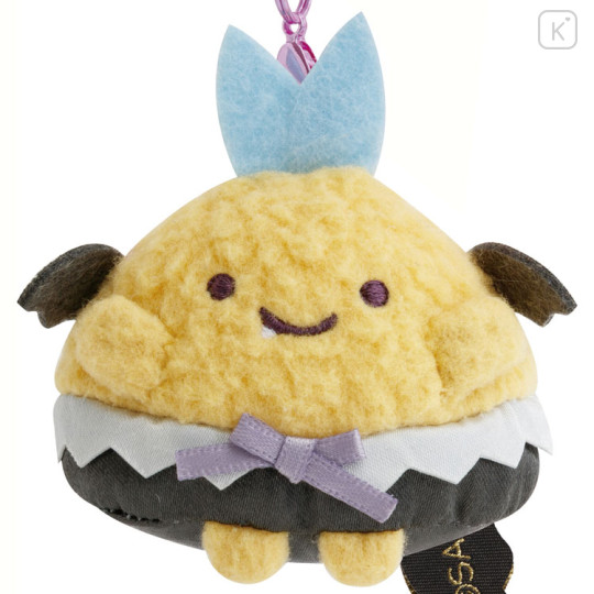 Japan San-X Hanging Plush - Sumikko Gurashi : Angel and Devil's Tail Ajifurai no Shippo Fried Shrimp Devil - 2