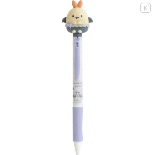 Japan San-X Action Mascot Ballpoint Pen - Sumikko Gurashi : Angel and Devil's Tail Ebifurai no Shippo Fried Shrimp Devil - 1