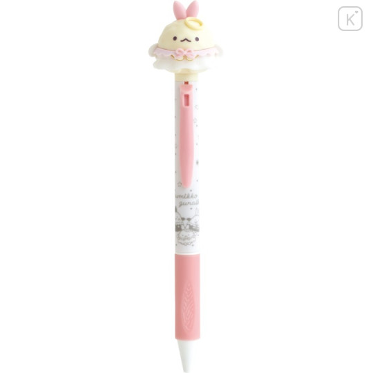 Japan San-X Action Mascot Ballpoint Pen - Sumikko Gurashi : Angel and Devil's Tail Ebiten no Shippo Fried Shrimp Angel - 1