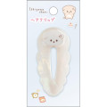Japan San-X Acrylic Hair Clip - Ishiyowa-chan : Pearl Marble - 1
