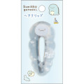 Japan San-X Acrylic Hair Clip - Sumikko Gurashi : Tokage Pearl Marble Blue - 1