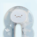 Japan San-X Acrylic Hair Clip - Sumikko Gurashi : Tokage Pearl Marble Blue - 2