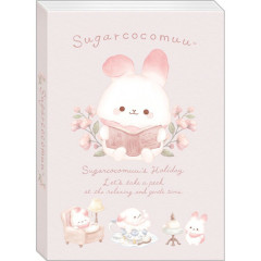Japan San-X A6 Notepad - Sugarcocomuu : Sugarcocomuu's Holiday Pink