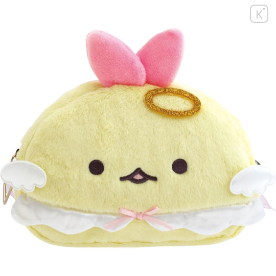 Japan San-X Reversible Pouch - Sumikko Gurashi : Angel and Devil's Tail Ebifurai no Shippo Fried Shrimp - 2