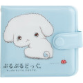 Japan San-X Vinyl Wallet - Buru Buru Dog : San-X Universe Blue - 1