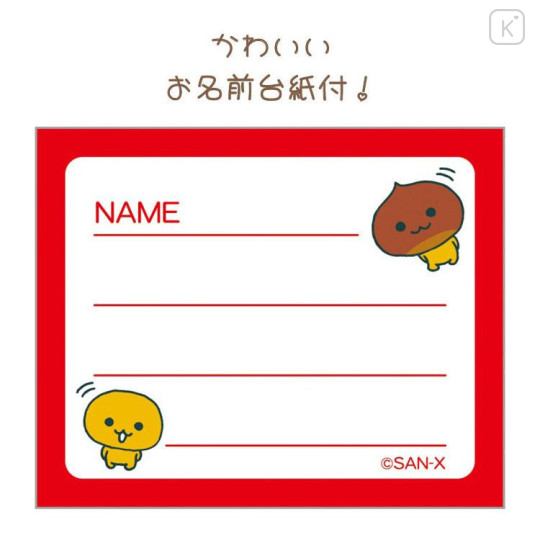 Japan San-X Vinyl Wallet - San-X Universe Amaguri-chan Red - 4