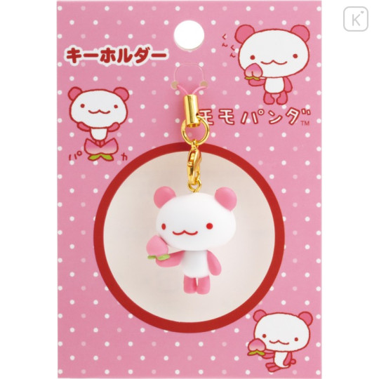 Japan San-X Figure Keychain with Strap - San-X Universe Momo Panda - 1