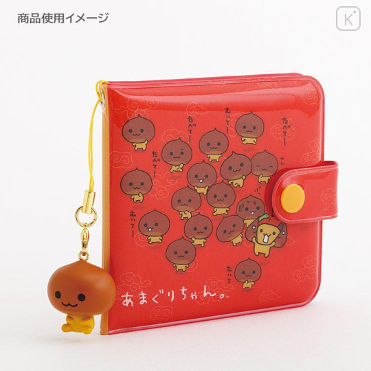 Japan San-X Figure Keychain with Strap - San-X Universe Amaguri-chan - 5