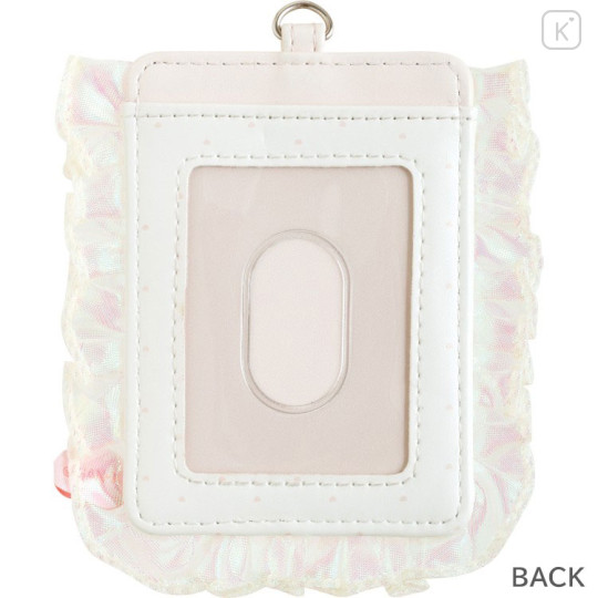 Japan San-X Pass Case Card Holder & Reel - Sumikko Gurashi : Angel and Devil's Tail Frill - 2