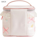 Japan San-X Vanity Pouch with Mirror - Sumikko Gurashi : Angel and Devil's Tail Frill Pink - 4