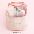 Japan San-X Vanity Pouch with Mirror - Sumikko Gurashi : Angel and Devil's Tail Frill Pink - 5