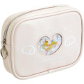 Japan San-X Cosmetic Pouch - Sumikko Gurashi : Angel and Devil's Tail Pink Sparkling sequins - 1