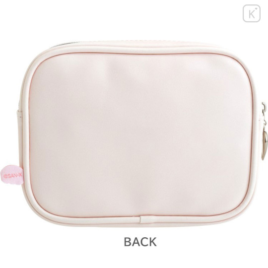 Japan San-X Cosmetic Pouch - Sumikko Gurashi : Angel and Devil's Tail Pink Sparkling sequins - 3