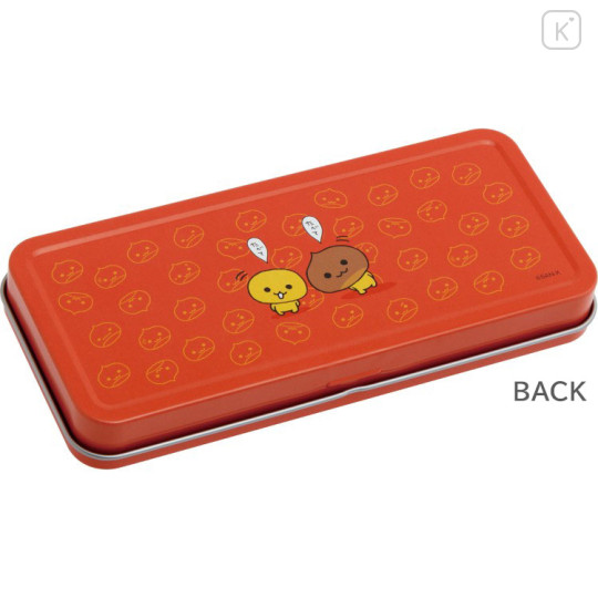 Japan San-X Tin Pencil Case - San-X Universe Amaguri-chan Red - 3