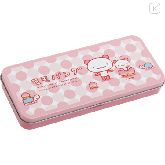 Japan San-X Tin Pencil Case - San-X Universe Momo Panda - 1