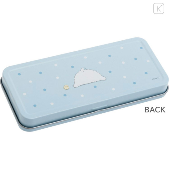 Japan San-X Tin Pencil Case - Buru Buru Dog : San-X Universe Blue - 3