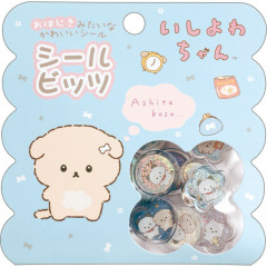 Japan San-X Sparkly Marble Sticker Flakes - Ishiyowa-chan