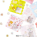 Japan San-X Sparkly Marble Sticker Flakes - Kiiroitori & Korilakkuma & Rilakkuma : Clover Green - 3