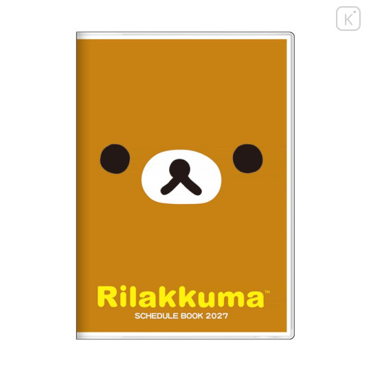 Japan San-X B6 Monthly Schedule Book - Rilakkuma : Face 2027 - 1