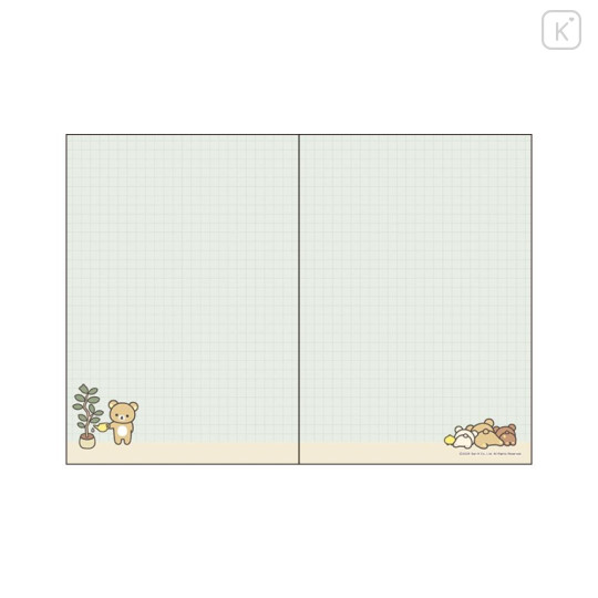 Japan San-X B6 Monthly Schedule Book - Rilakkuma : Relax 2027 - 3