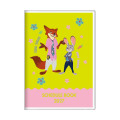 Japan Disney B6 Monthly Schedule Book - Zootopia Nick & Judy Green : 2027 - 1