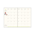 Japan Disney B6 Monthly Schedule Book - Zootopia Nick & Judy Green : 2027 - 2