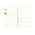Japan Disney B6 Monthly Schedule Book - Pooh : Yummy 2027 - 2