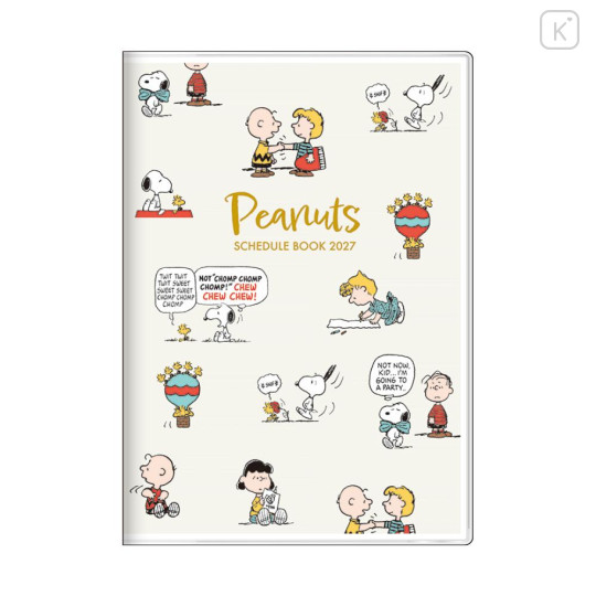 Japan Peanuts B6 Monthly Schedule Book - Snoopy : Kids Fun 2027 - 1