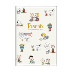 Japan Peanuts B6 Monthly Schedule Book - Snoopy : Kids Fun 2027