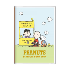 Japan Peanuts B6 Monthly Schedule Book - Snoopy : Lucy & Charlie 2027