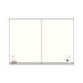 Japan Moomin B6 Monthly Schedule Book - Hattifatteners & Little My : Red 2027 - 3