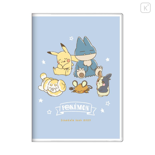 Japan Pokemon B6 Monthly Schedule Book - Fidough & Pikachu & Snorlax : Sweet Dream 2027 - 1