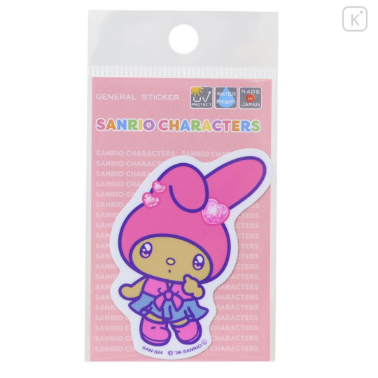 Japan Sanrio Vinyl Sticker - My Melody : Heisei Pop Tan Sunburned - 1