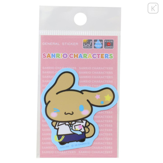 Japan Sanrio Vinyl Sticker - Cinnamoroll : Gogo Gal Collection Tan Sunburned - 1