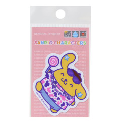 Japan Sanrio Vinyl Sticker - Pompompurin : Heisei Pop Tan Sunburned