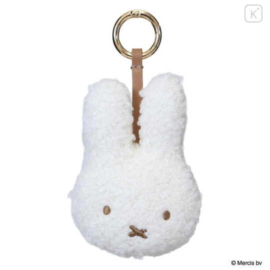 Japan Miffy Mascot Holder Bag Charm - Miffy : Face Boa - 1